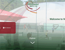 Tablet Screenshot of hazelwoodsportsclub.co.uk